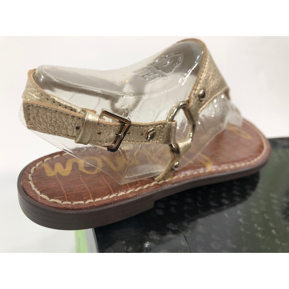 Sam Edelman Women's Greta Jute Met Lea Flat Sandal - Picture 4 of 7